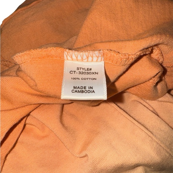 Zenana Oversized Boyfriend Dip Dye Tee - Size 2X - Picture 5 of 7